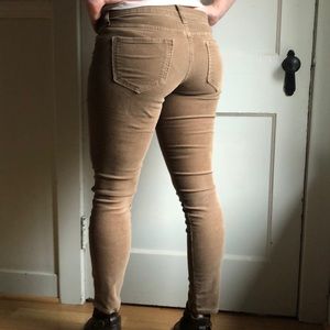 Corduroy skinny pants